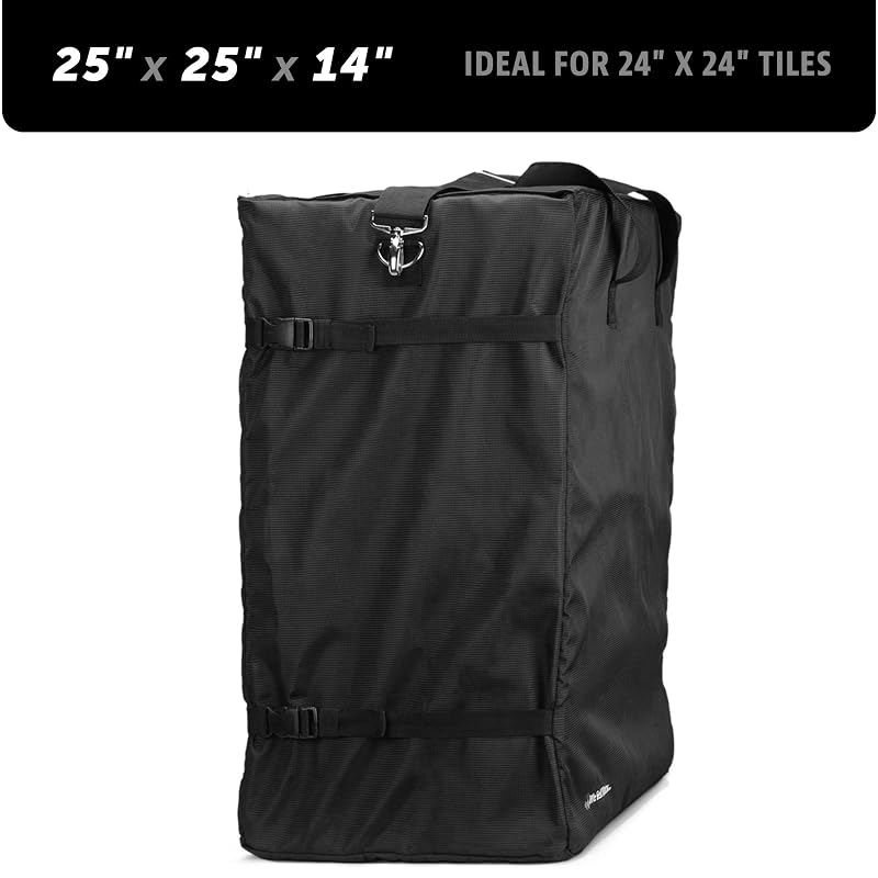 Travel Bag for Interlocking EVA Foam Tiles – Holds Up to 120 Sq Ft 3/8” or 100 Sq Ft 1/2”