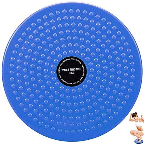 Body Waist Twister, Waist Disc Trainer Board ABS Twist Waist Disc Board Body Building Twister Plate Weight Loss Foot Massage Plate (BLUE)