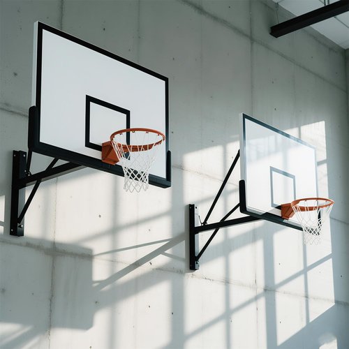 Mini Basketball Nets Replacement for 8"-10.25" Basketball Rims 8 Pcs White Nylon Small Basketballs Hoop Net with 8 Loops Basketballs Rims Thicker Ropes Weaved All Weather