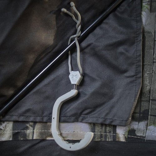 Hawk Hookster | Durable Hunting Accessories Lightweight Compact Portable Universal Fit Non-Slip 2.5" Hanger Hook | Mounts Anywhere | Holds Up to 40 LBS