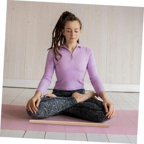 Wooden Body Shaped Rod for Yoga and Training Stretching for Shoulder and Fitness and Rehabilitation Tool