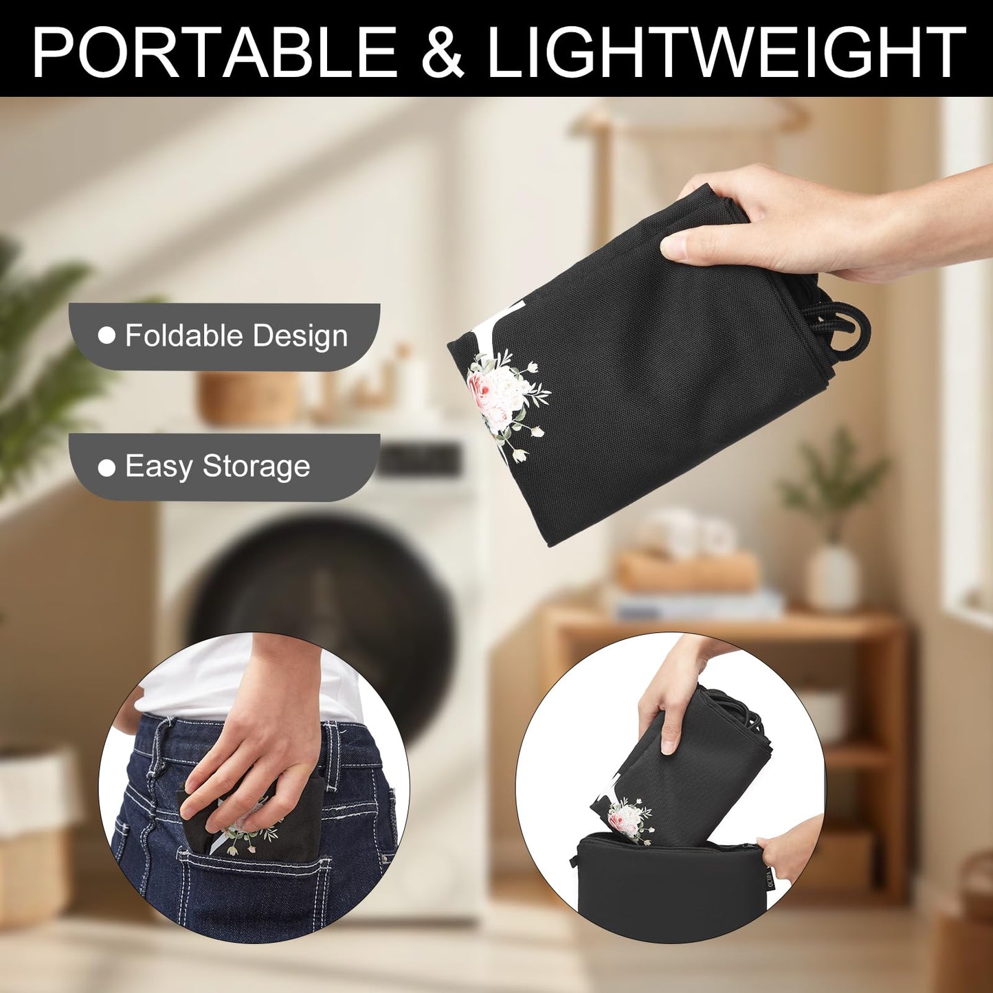 Drawstring Backpack, Personalized Initial Design Drawstring Bags Water Resistant String Bag for Women Men Gym Backpack Track Bag Sackpack Cinch Bags for Sports, Gym, Travel, Beach-Black (Letter J)