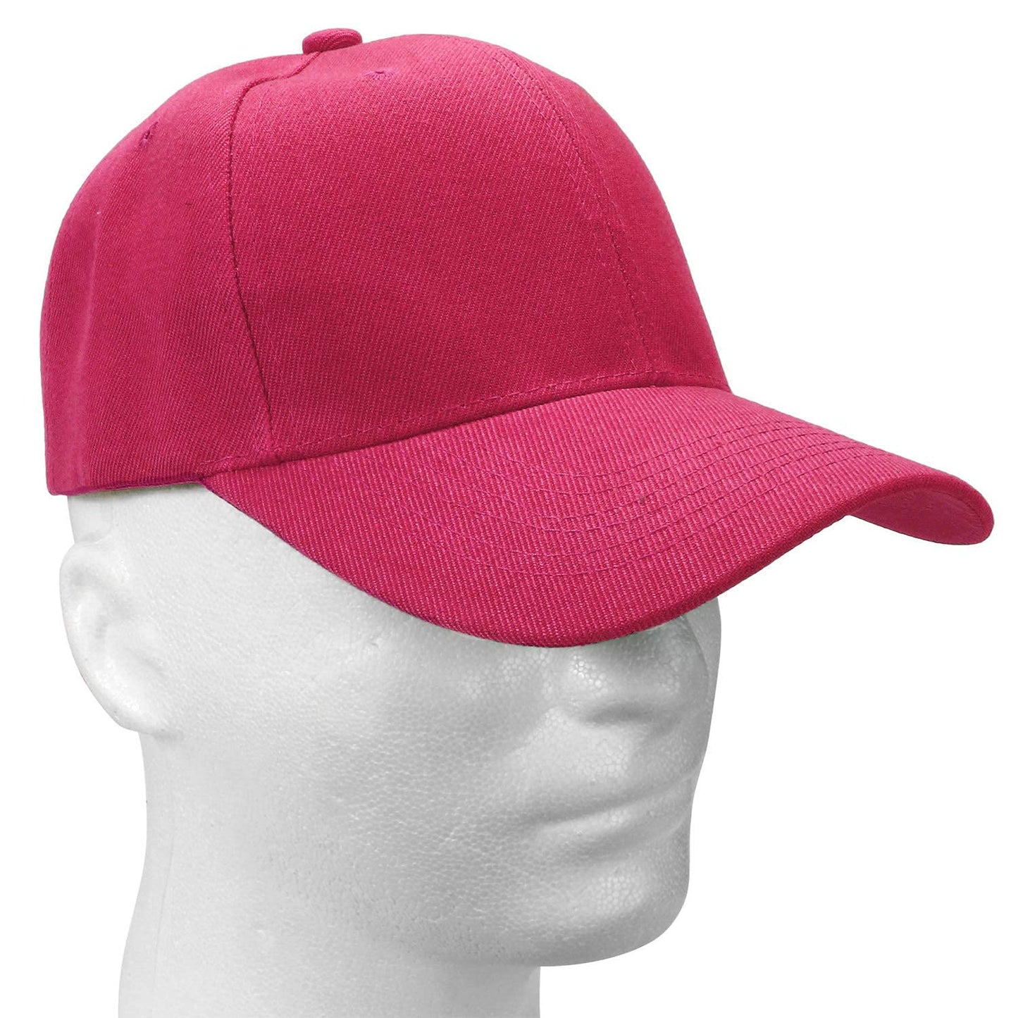 Falari Baseball Cap Adjustable Size for Running Workouts and Outdoor Activities All Seasons (1pc Hot Pink)