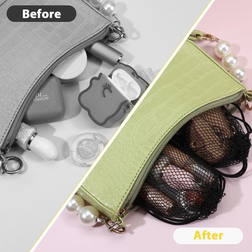 8 Pcs Small Mesh Bags, 6 X 4" Portable Black Nylon Mesh Drawstring Bags, Small Travel Stuff Bag for Toy Sports Storage Outdoor Activities