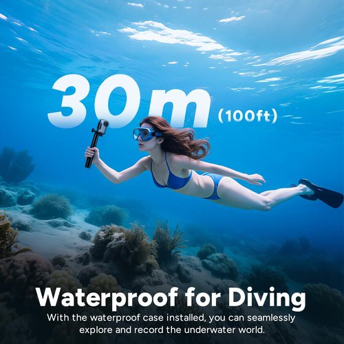 SJCAM C110+ Magnetic Combo, 4K Pocket Action Camera, 170° FOV, 6-Axis Stabilization, Mini Body Cam, Waterproof, Wearable, Portable POV, Built-in Spkr & Mic for Vlogging, with Helmet Mount Kits, White