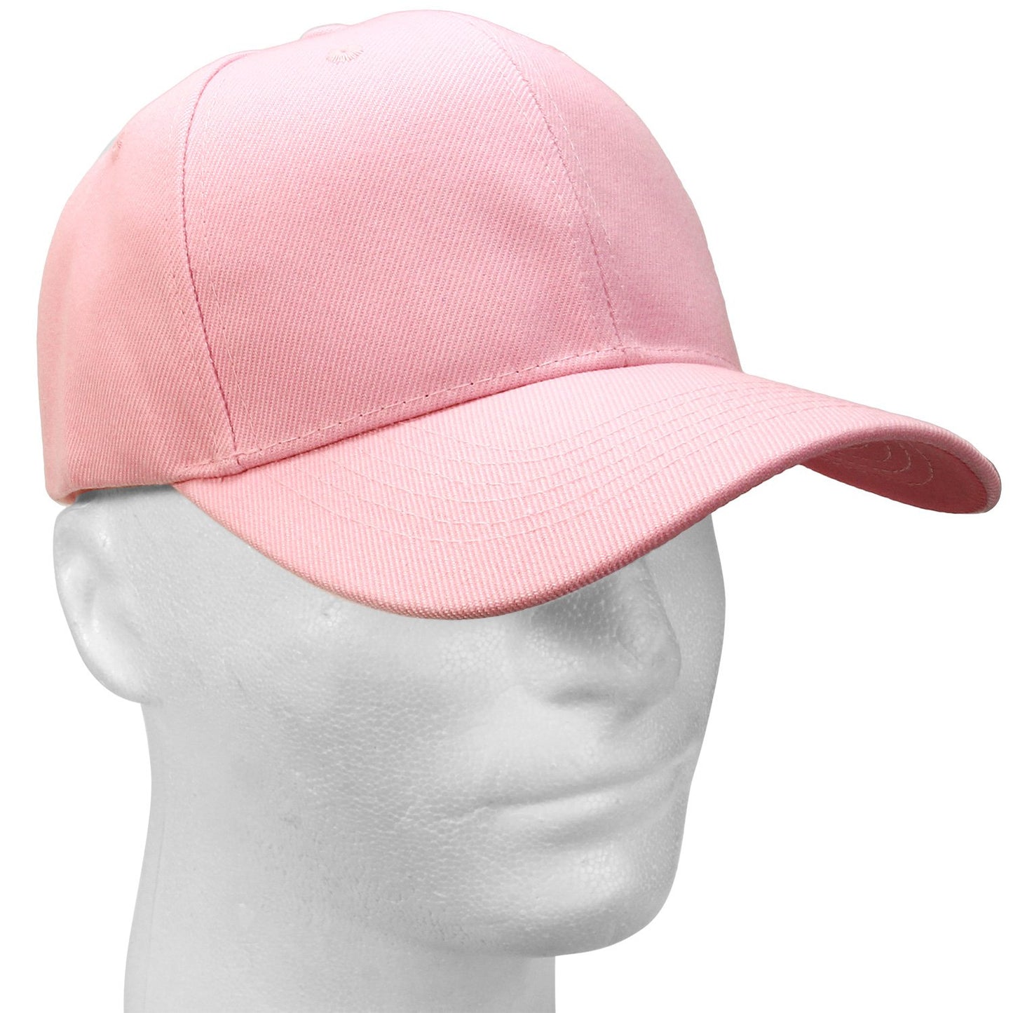 Falari Baseball Cap Adjustable Size for Running Workouts and Outdoor Activities All Seasons (2pk Pink & Pink)