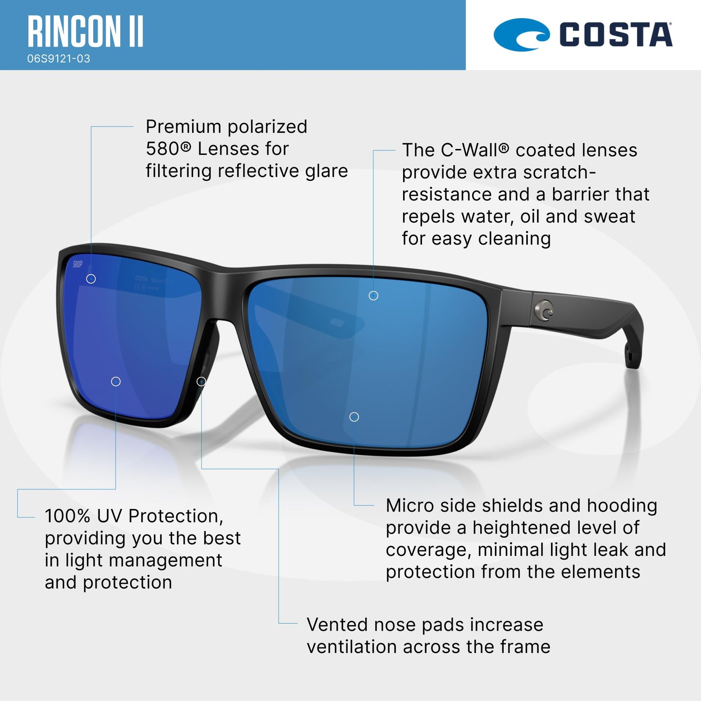 Costa Man Sunglasses Matte Tortoise Frame, Gold Mirror Lenses, 64MM