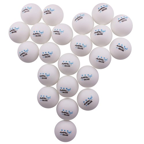 MAPOL 60/22 Count 3-Star 40+ Premium Ping Pong Balls Advanced Practice Table Tennis Ball (White,22-Pack)