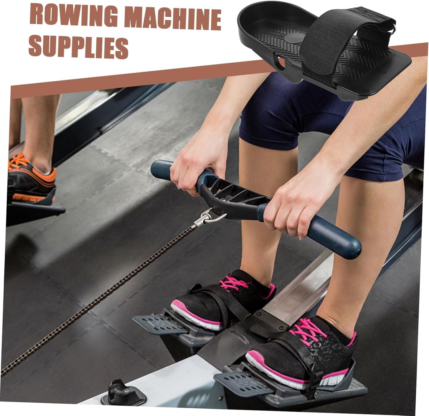 1pair Versatile Machine Pedals for Indoor Fitness Foot Pedals for Full-Body Workout Construction Compatible Home Exercise Equipment Leg Training Accessory