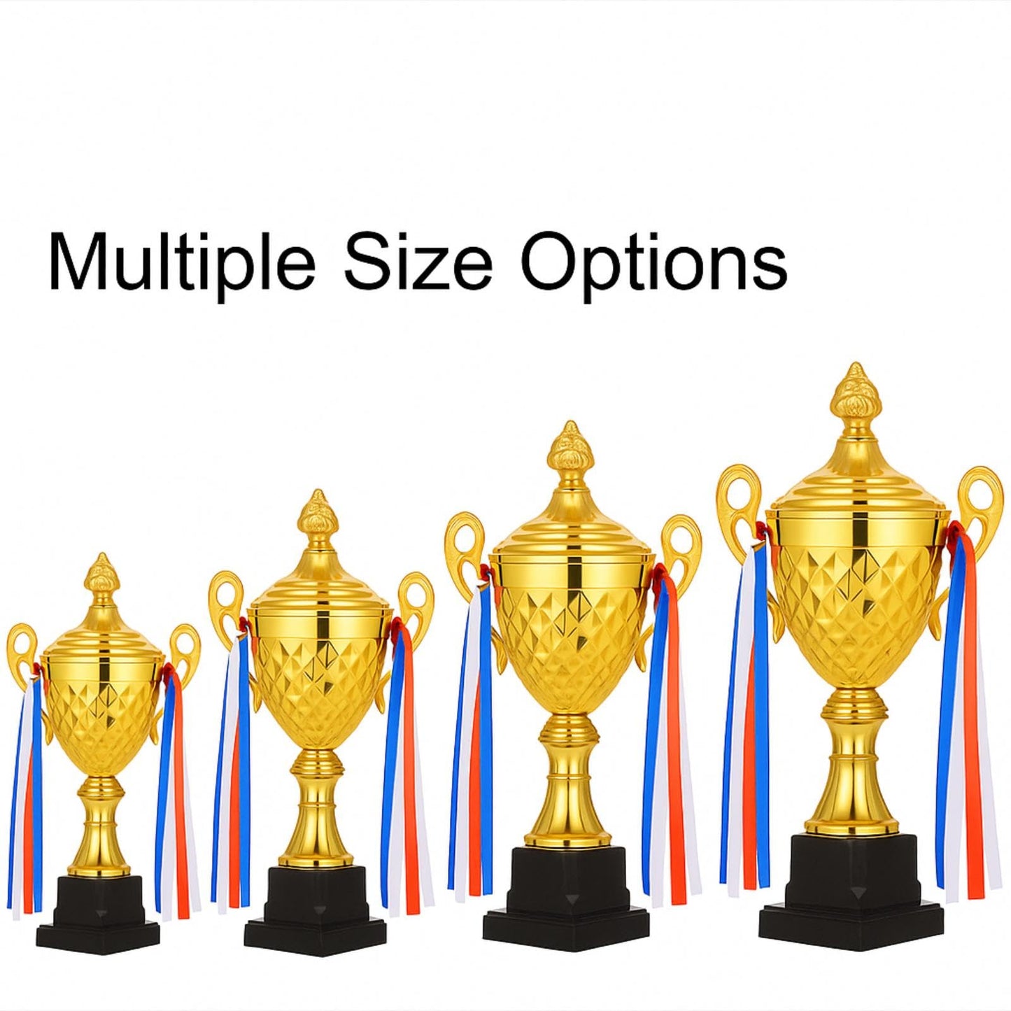 Liliaafar Large Trophy Cup Bulk Gold Trophy Award for Sports Cup Championships Basketball Competitions Tournaments Ceremony Celebration Party Gift(3 Pcs,16 x 7.9 Inch)