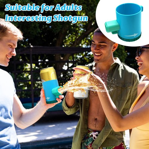 Amerzam 2PCS Beer Shotgun Chug Roulette Gun,Shotgun Roulette Drinking Game, Party Entertainment Set,Chug Roulette Gun,Shotgun Roulette Drinking Game,Bachelor Party Games,Beer Games