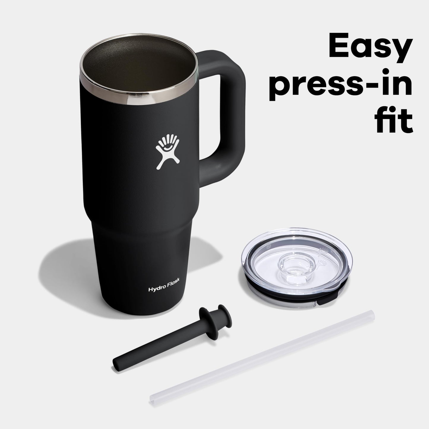 Hydro Flask Large Press-in All Around Tumbler with Clear Straw Lid
