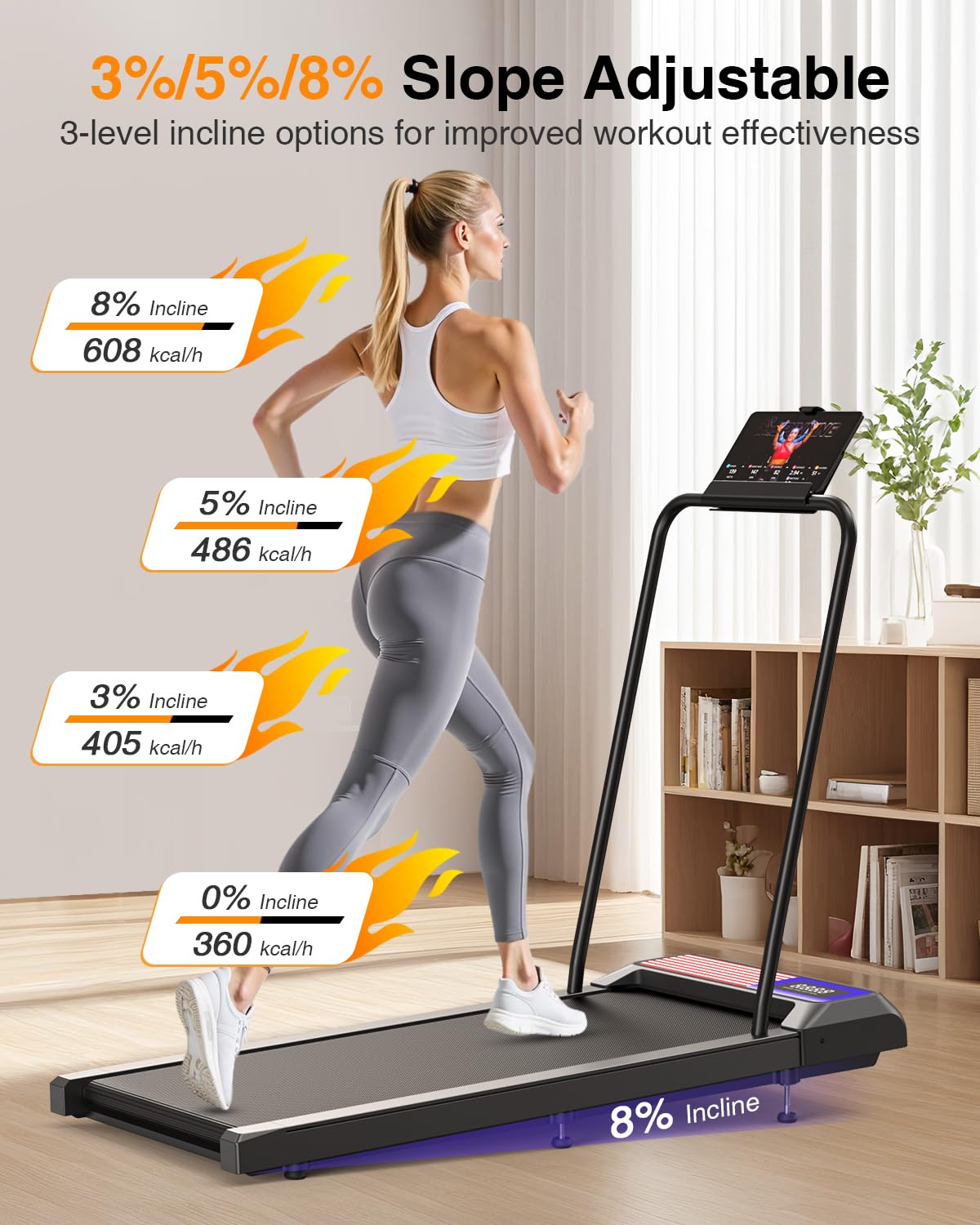 Walking Treadmill Pad (Red)
