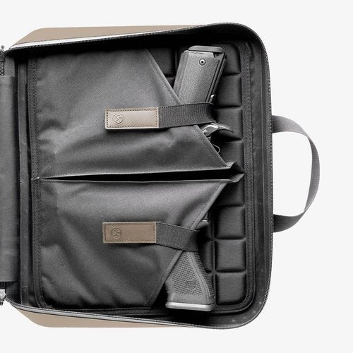 Magpul DAKA Double Pistol Case Zippered Semi-Rigid Gun Case, Flat Dark Earth