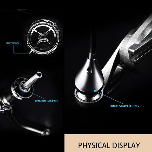 Winter Fishing Reel - Ice Fishing Reels, Reel | 4.8:1 Gear Ratio Fishing Wheel, Stainless Steel Saltwater Reel, Smooth Long-Distance Casting, Lure Fishing Reels for Freshwater, Lake