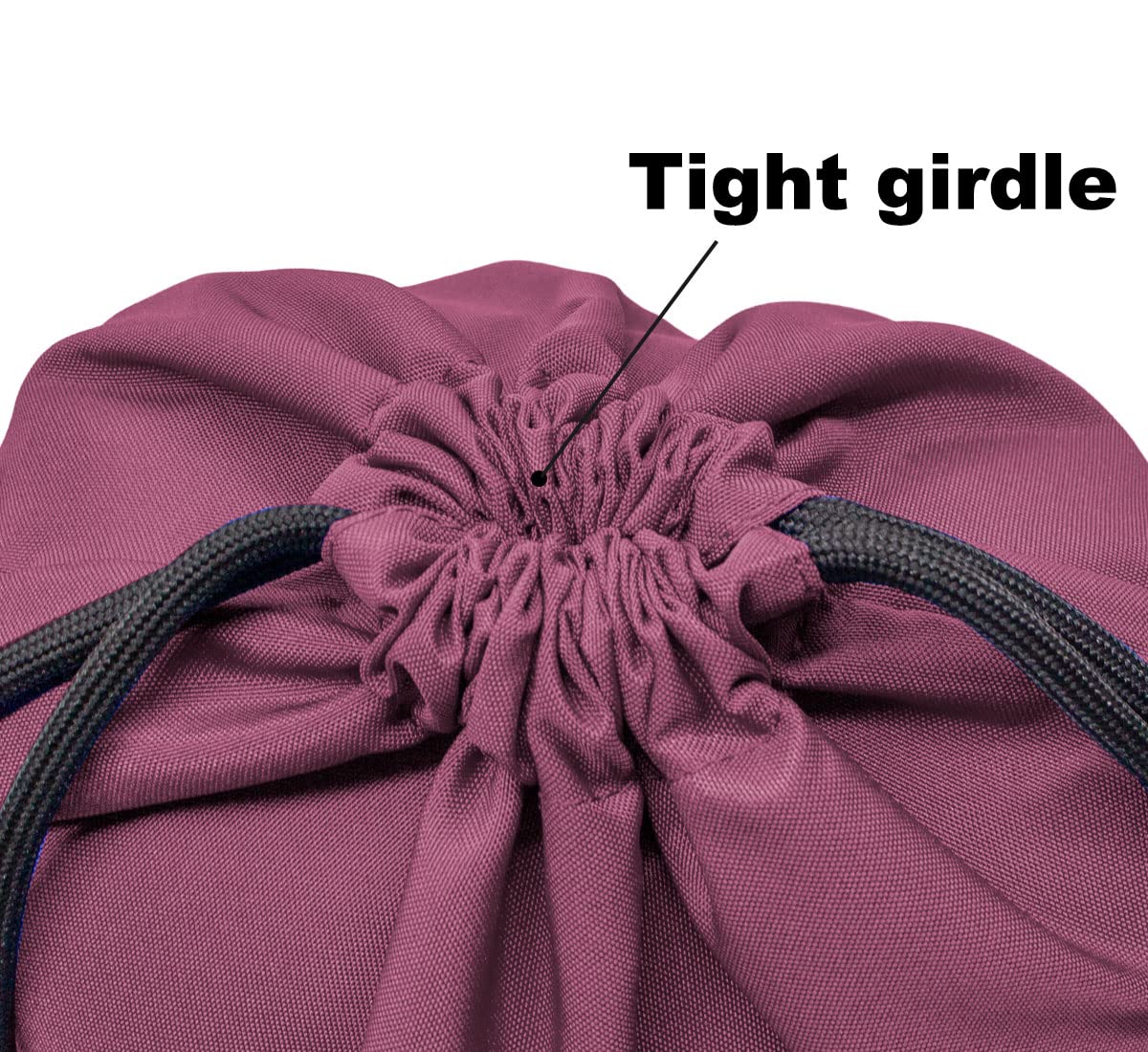 HOLYLUCK Drawstring Backpack Bag Sport Gym Sackpack (burgundy)