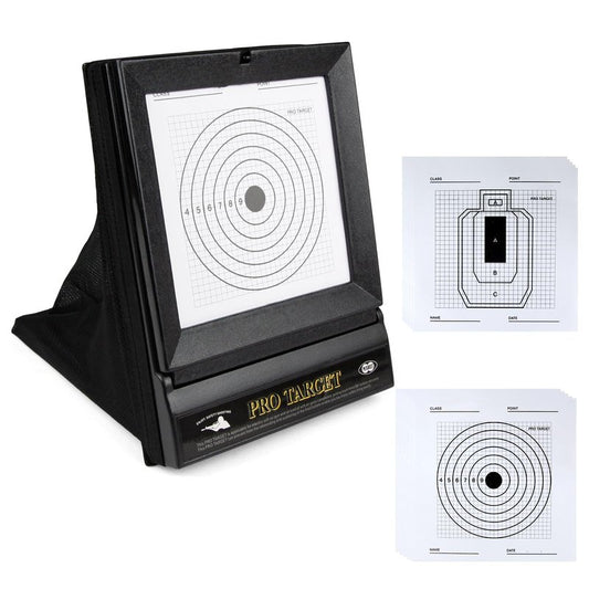 EZYoutdoor Airsoft Target Trap with Mesh Catcher – Portable BB Gun Shooting Net for Indoor/Backyard Range – Reusable Ammo Collection Box with 10 Replaceable Paper Targets