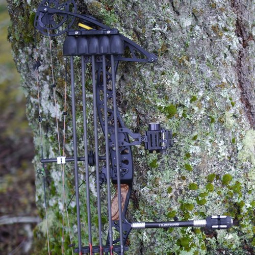 LimbSaver Silent Quiver for Bow Hunting, One Piece, Carbon Black, 5 arrow