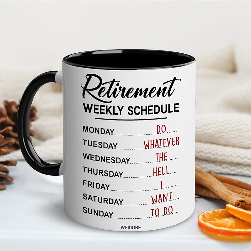 Accent Mug - Retirement Gift for Men and Women | 11 oz Ceramic Coffee Cup