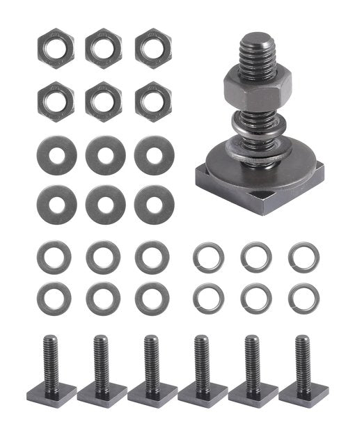 T Slot Bolts for Thule, Yakima Roof Rack Cross Bars, Platform, Cargo Basket, Stainless Square T Track Bolt Adapter to Secure Bike/Ski/Kayak Rack, Solar Panel, Awning, 4mm Thick