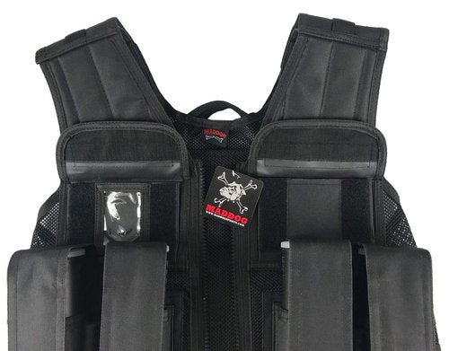Maddog Tactical Battle Paintball Vest w/Pods & Standard Remote Coil Package - Black