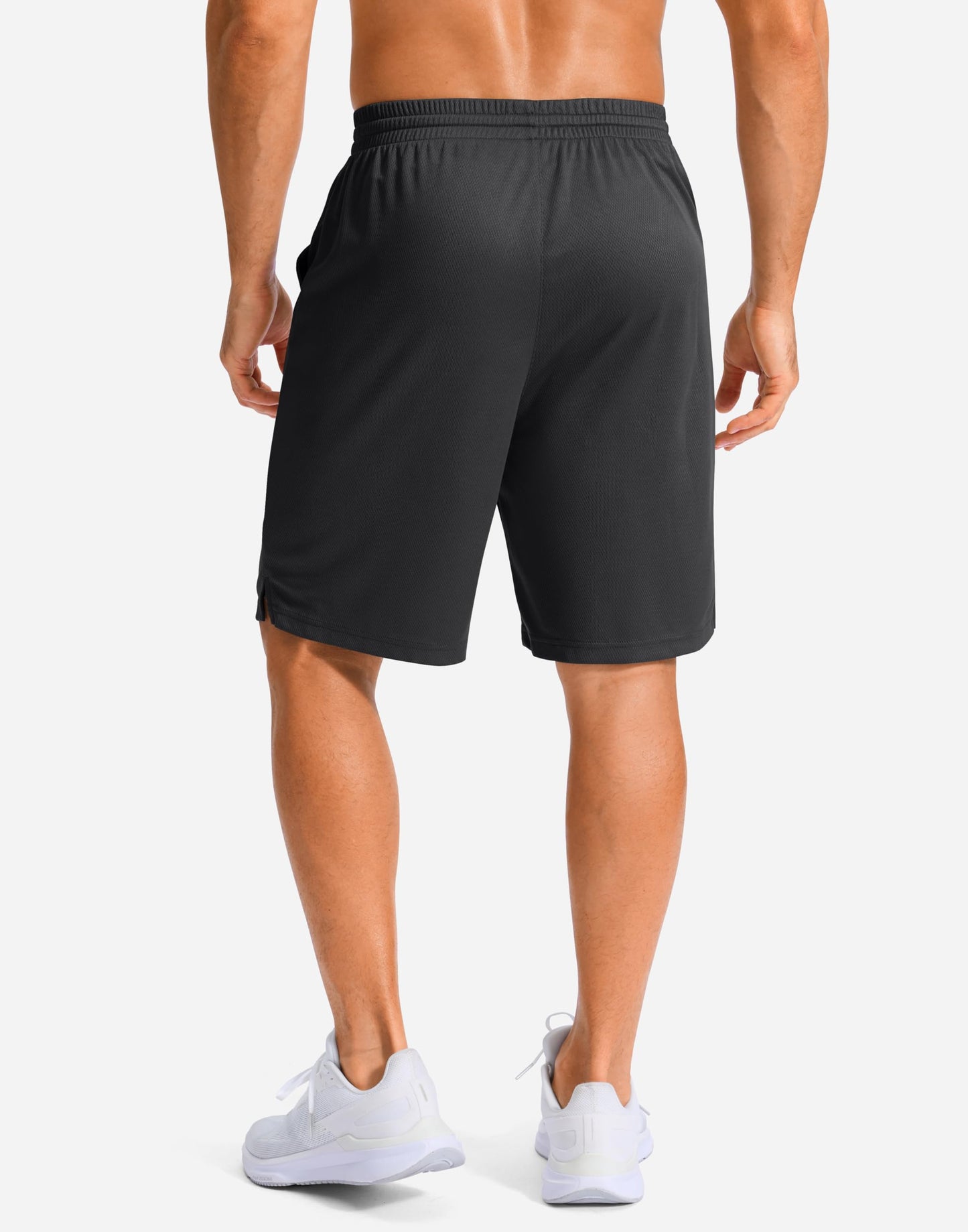 G Gradual Men's Athletic Shorts with Pockets 9" / 11" Long Basketball Shorts Lightweight Quick Dry Gym Workout Shorts for Men