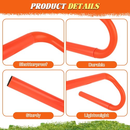 WOPPLXY 6 Pack 6'' Speed Agility Training Hurdles - Detachable Agility Training Hurdles, Speed Training Agility Hurdles, Speed and Agility Training Equipment for Athletes, Soccer, Basketball Training