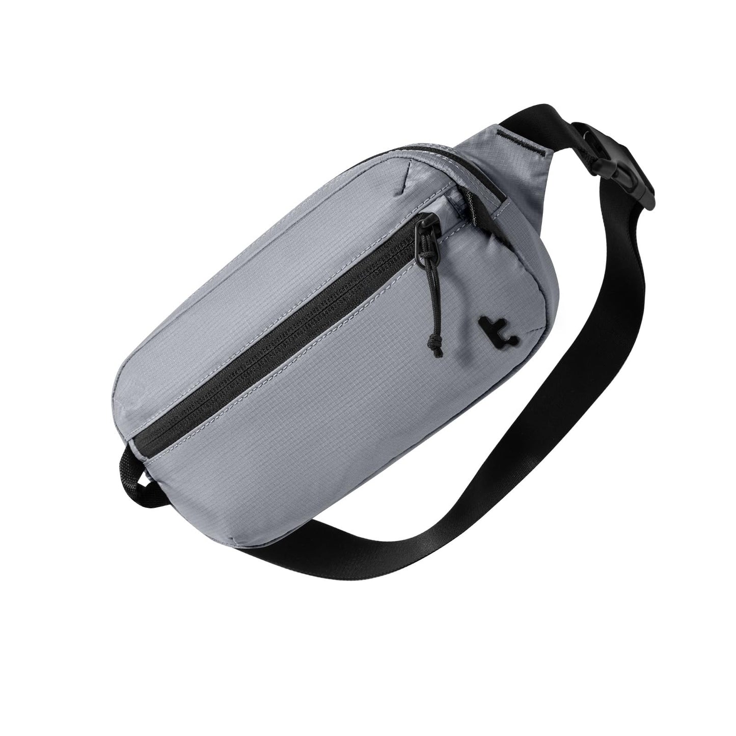 tomtoc 1.5L Sling Bag with RFID Blocking, Crossbody Bag Minimalist Chest Shoulder Pack for Men and Women, Water-resistant Lightweight Casual Waist Fanny Pack for Travel, Daily Use