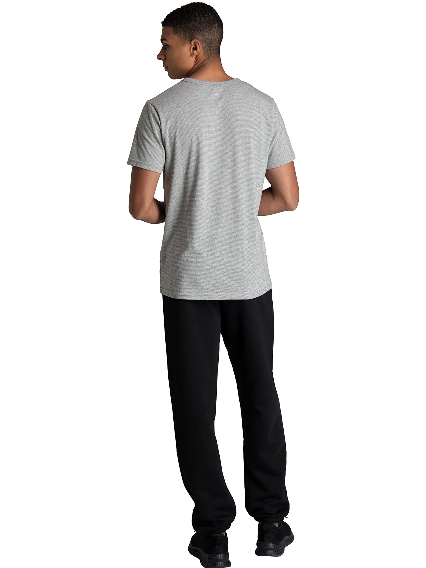 Fruit of the Loom Men's Crafted Comfort Fleece Sweatshirts, Hoodies, & Sweatpants, Super Soft Cotton Blend, Sweatpants - Black, X-Large