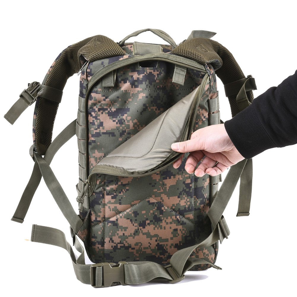 REEBOW GEAR 38L Tactical Backpack for Men 3 Day Military Bug Out Bag