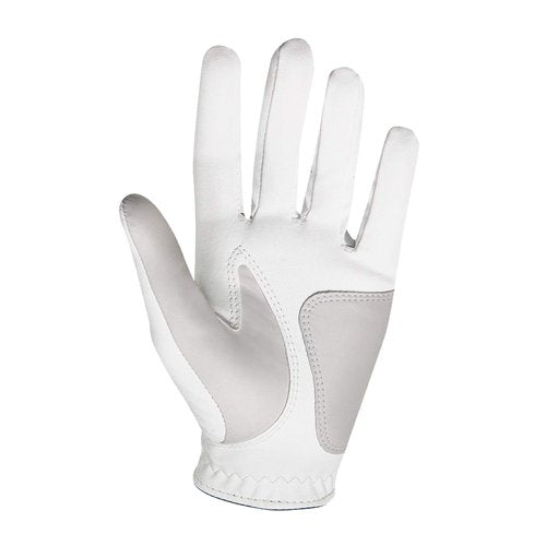 FootJoy Women's WeatherSof Prior Generation Golf Glove, White Medium/Large, Worn on Left Hand