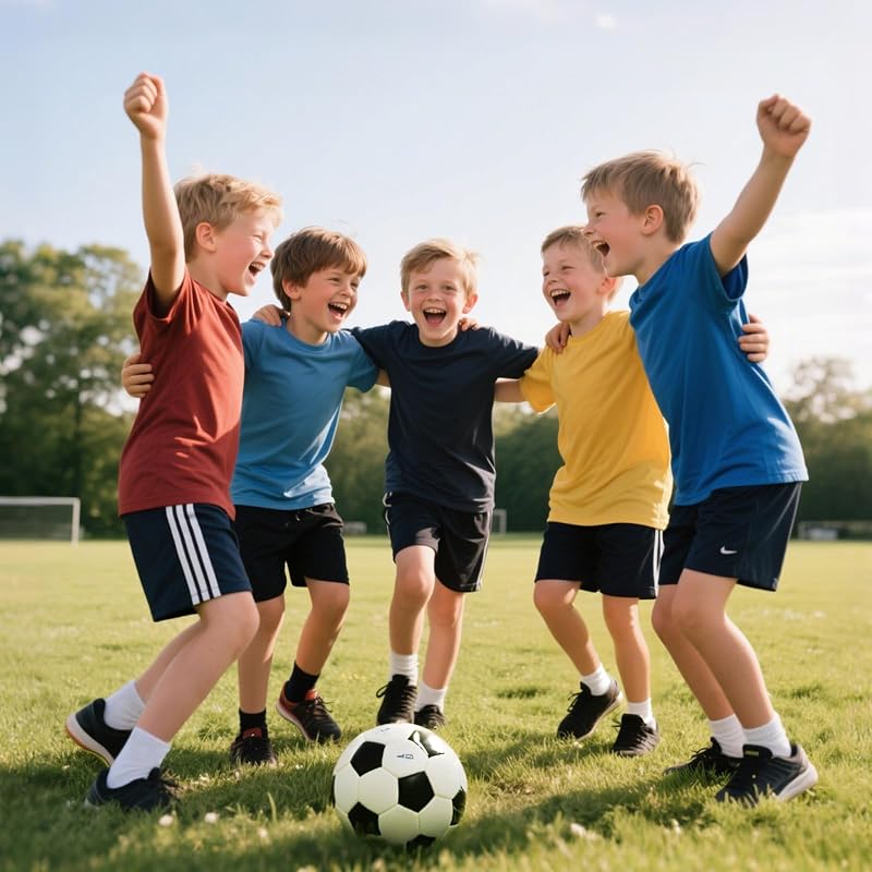 12 Pairs Boys Athletic Socks Cushioned Quarter Crew with Arch Support – Var: 12 Pairs Black, 7-10 Years