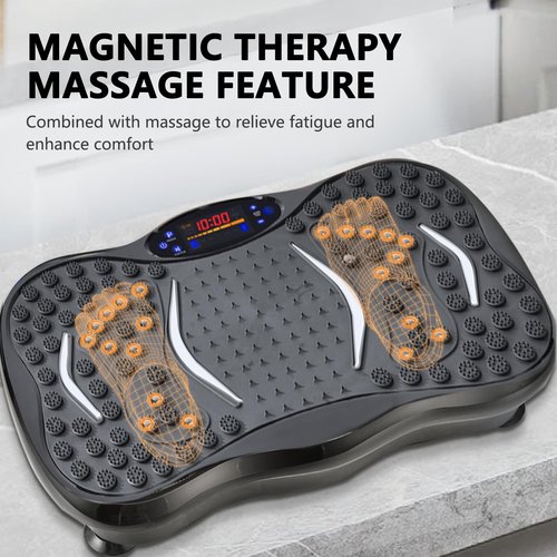 Vibration Plate Exercise Machine Lymphatic Drainage, Whole Body Workout Vibration Plate for Weight Loss,Vibrating Plate Exercise Machine Fitness Platform for Shaping,MAX Weight 330lbs.