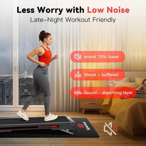 Sperax Exercise Mat,Gym Mat for Walking Pad Treadmill,Treadmill Mat for Home Gym