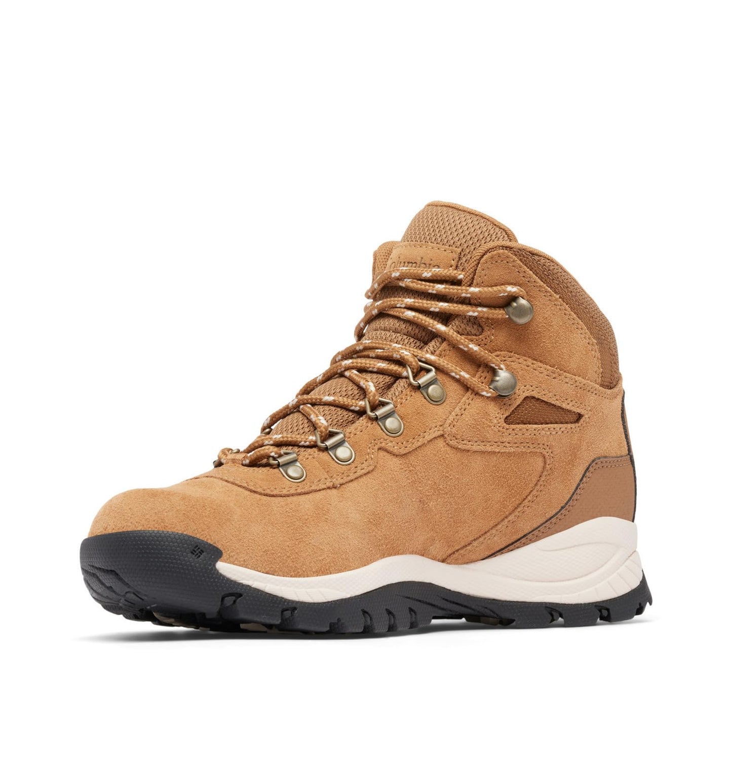 Columbia Womens Newton Ridge Plus Waterproof Amped, Elk/Dark Stone, 9