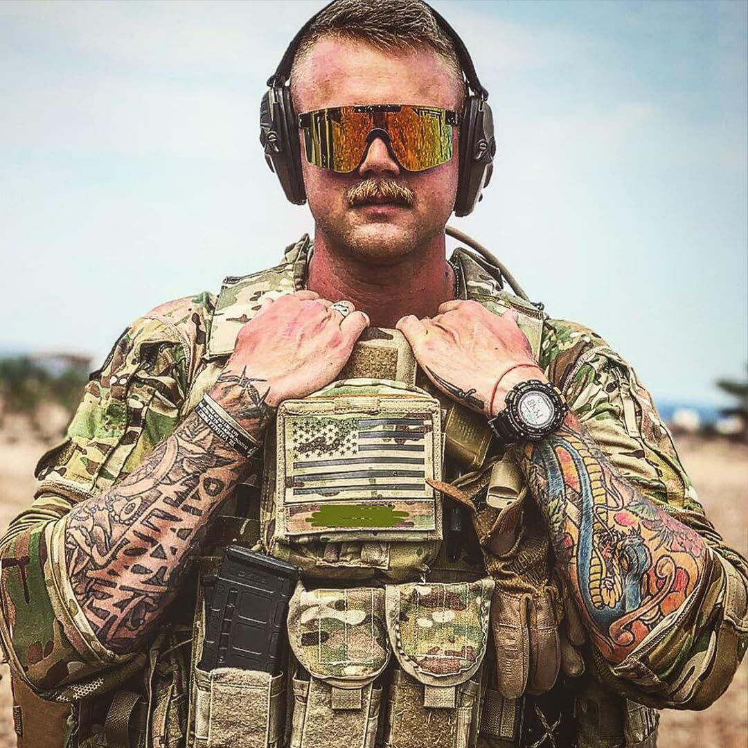 Pit Viper Sunglasses I The Original I Wide Fit I Polarized Lens, Indestructible Frame I Turbo Adjustable for Perfect Fit I Micro Fiber Bag & Retainer Straps I Orange Lens, Black Frame