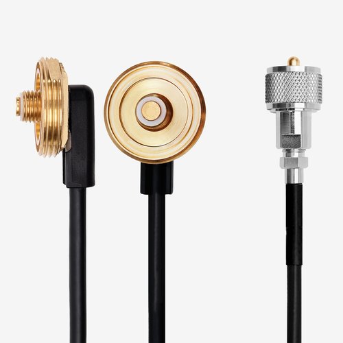Midland – MXTA24 Low Profile Antenna Cable with NMO Connector – CB Antenna Cable Extension – 6 Meters (19 ft) with Removable UHF Connection
