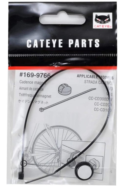 CATEYE Universal Cadence Magnet – Cycling Computer Spare RPM Cadence Magnet for Road, MTB, Gravel Bikes, Easy Install, Fits All Crank Arms, for ISC-12 Bluetooth Speed & Cadence Sensor