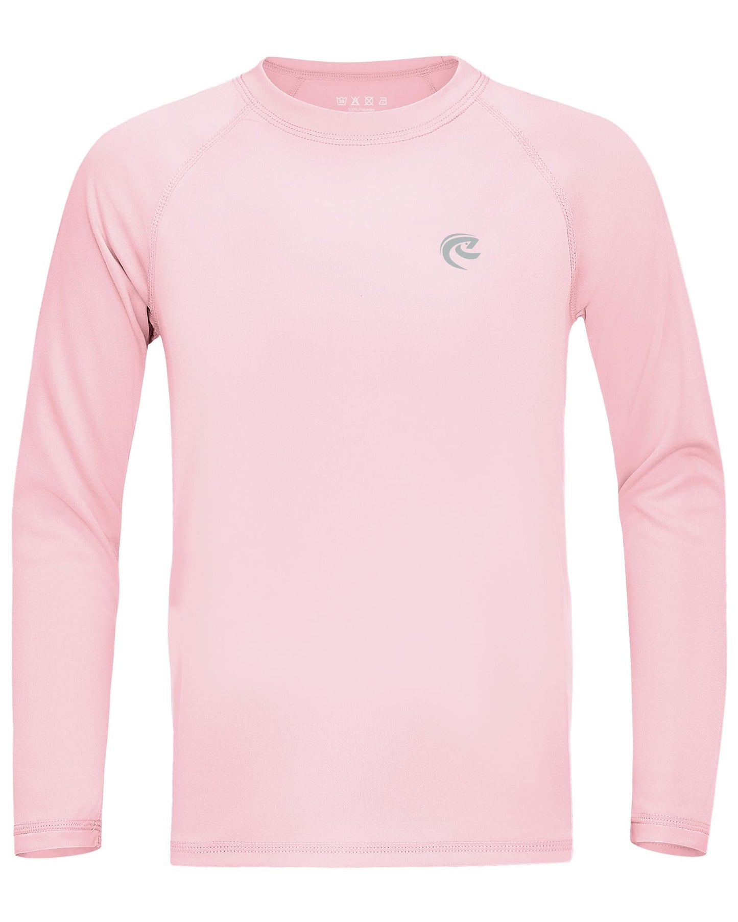 Kids Boys Fishing Sun Shirts, Outdoor Long Sleeve Lightweight UPF 50+ Running Rash Guard Shirt