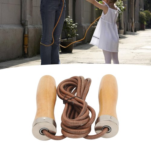 Skipping Rope, Wooden Handle Fitness Skipping Rope Exercise Skipping Rope for Fitness Workouts Fat Burning Exercises Boxing