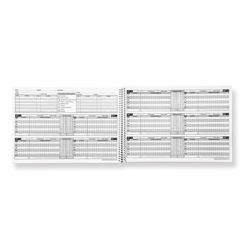 Murray Sporting Goods Volleyball Scorebook - 30 Matches - 20 Positions | Score Keeping Book for Stats - Youth, Little League, Adult