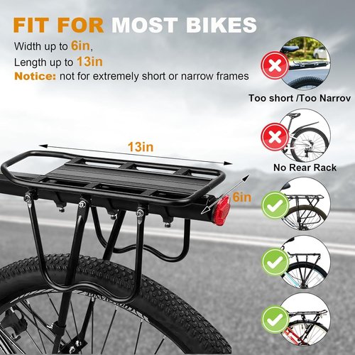 NDakter Bike Panniers, 35L Waterproof Panniers Bike Bags for Rear Rack, Expandable Double Bicycle Trunk Bag with Reflective Strips,E-bike Accessories for Commute Road and Mountain Cycling Travel