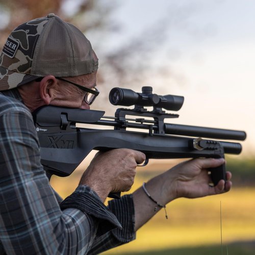 Stoeger XM1 Bullshark - .25 Caliber - Black Synthetic with Multi-Grip System and Buttstock Spacers,Electric