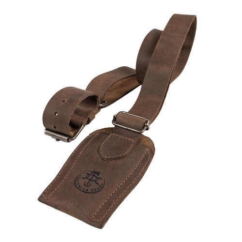 Valhalla Gear Archery Bow Shoulder Strap, Brown Leather, Handmade Sling, Bow Carrier, Hunting & Practice