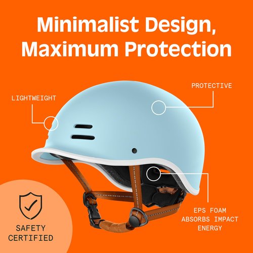 Retrospec Remi Adult Bike Helmet for Men & Women - Bicycle Helmet for Commuting, Road Biking, Skating with Adjustable Ergo Knob Dial