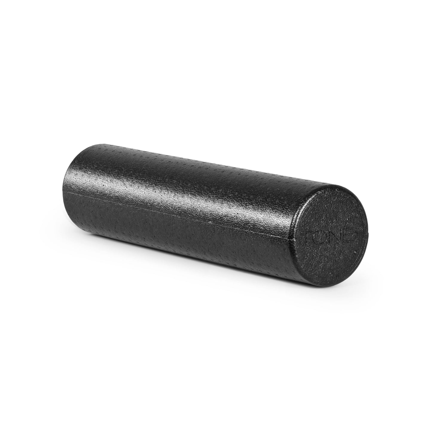 Tone Fitness High Density EPP Foam Exercise Foam Roller for Yoga, Pilates, Stretching, Massage, and Recovery 24 inch Black
