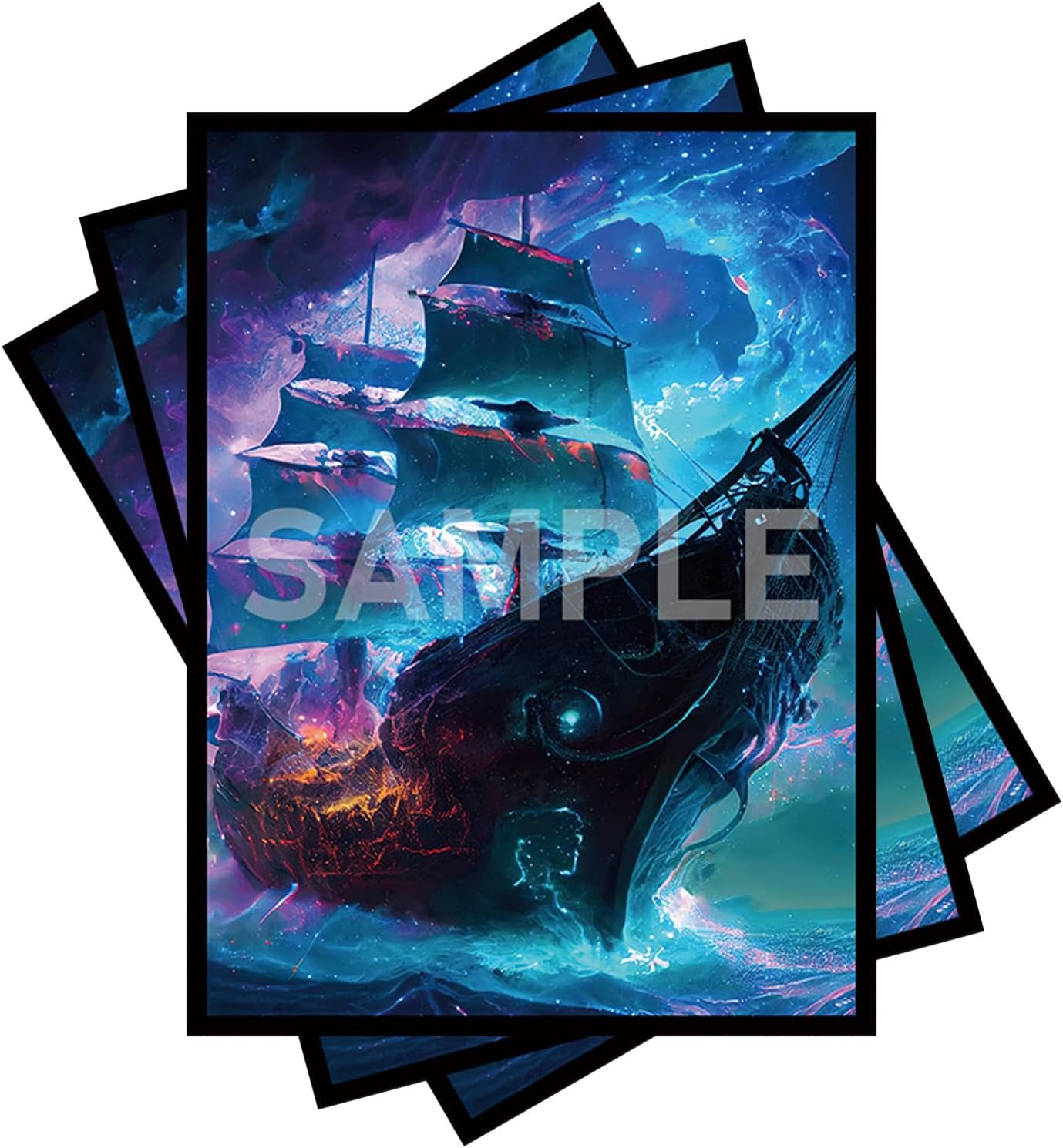 100 PCS MTG Card Sleeves, TCG Card Protective Sleeves Size is 2.6 x 3.6 in Applicable to OCG CCG DTCG PTCG, Fit Standard Size Cards - Ship