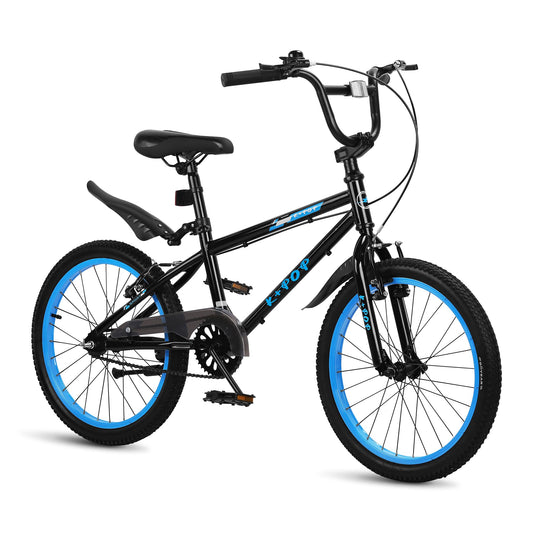 20 Inch Kids' Bike for Boys Aged 7-12, BMX-Style Bike for Kids, Lightweight Children's Bicycles, Kids' Bicycles with Front and Rear Brakes, Adjustable Seat