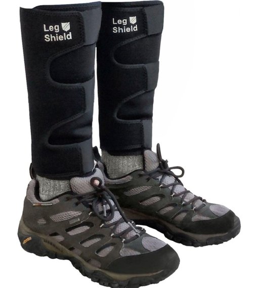 Leg Gaiters - Hook and Loop Design - Lower Leg Protection for Mountain Biking, Yard Work, Thin Skin, Outdoors, and General Shin/Calf Protection - Neoprene (Pair)