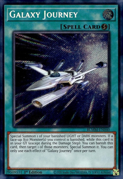 Galaxy Journey - BLMM-EN040 - Secret Rare - 1st Edition